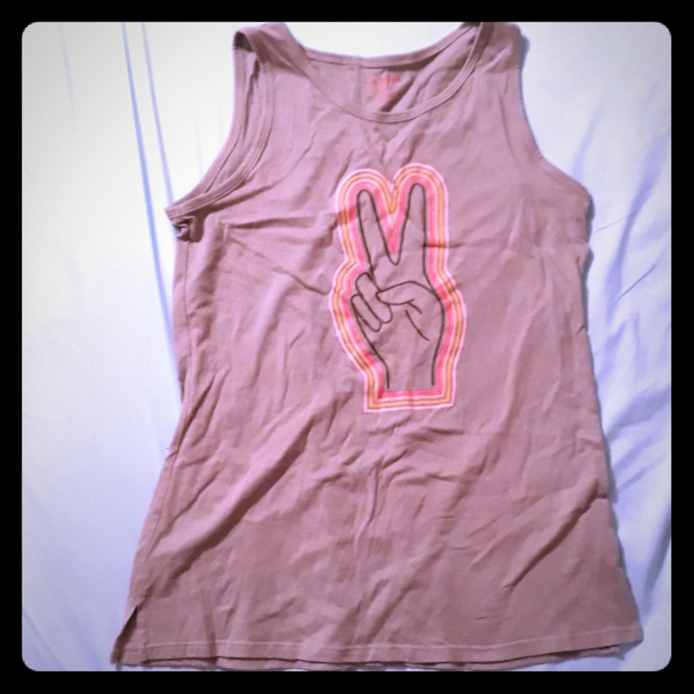 Sleeveless peace shirt!